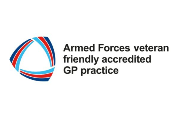 Armed Forces veteran friendly accredited GP practice